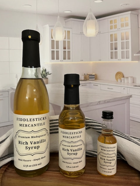 Premium Madagascar Rich Vanilla Syrup